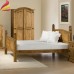 Corona Mexican King Size Bed in Solid Pine - High Foot End